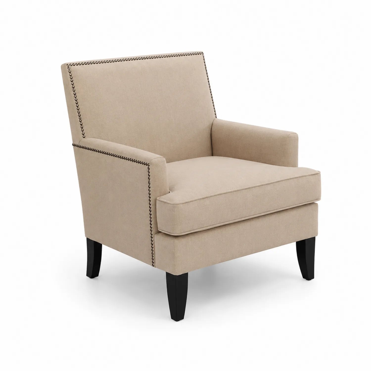 Polstersessel Stoff Beige