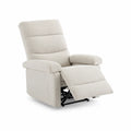 Verstellbarer Polstersessel aus Stoff in Beige