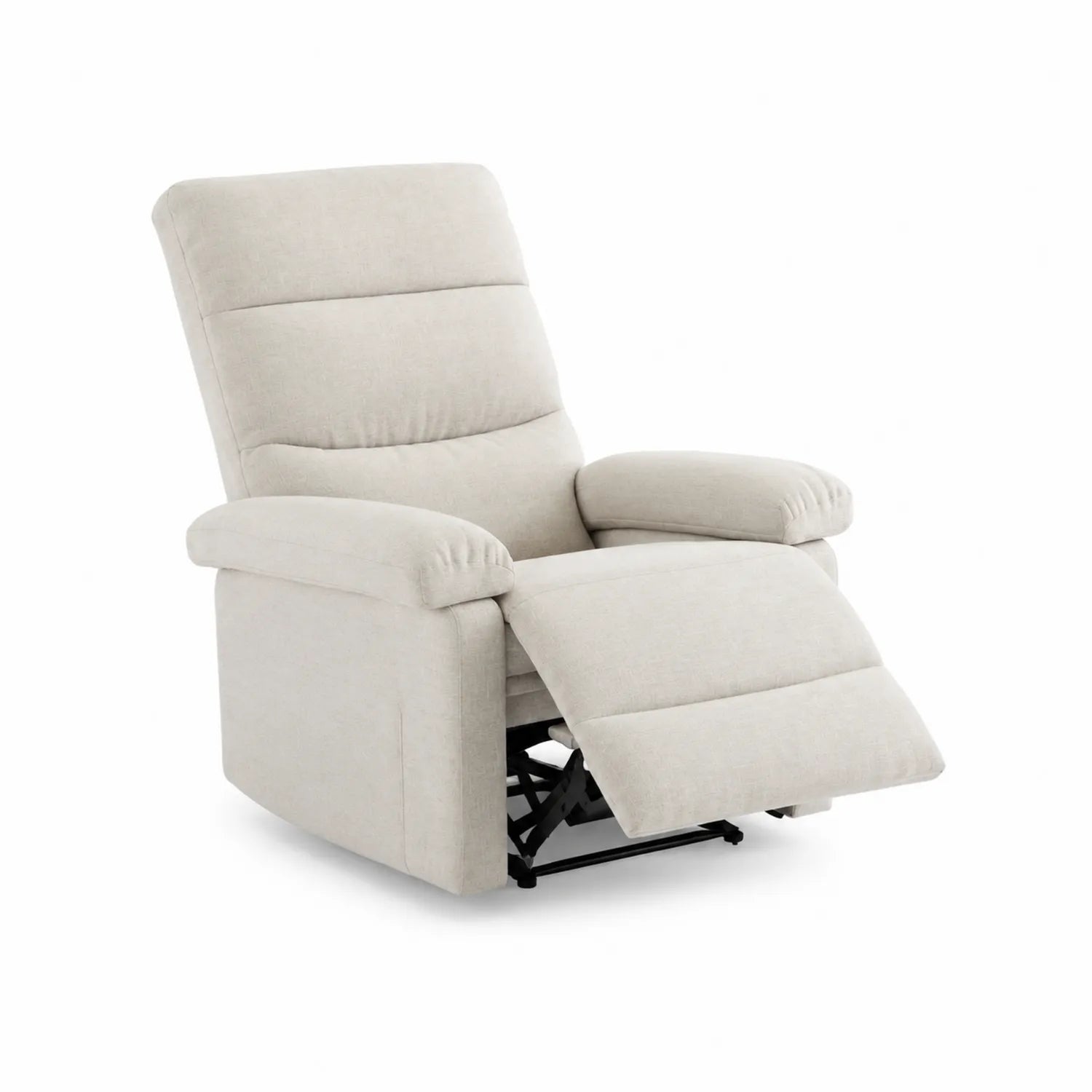 Verstellbarer Polstersessel aus Stoff in Beige